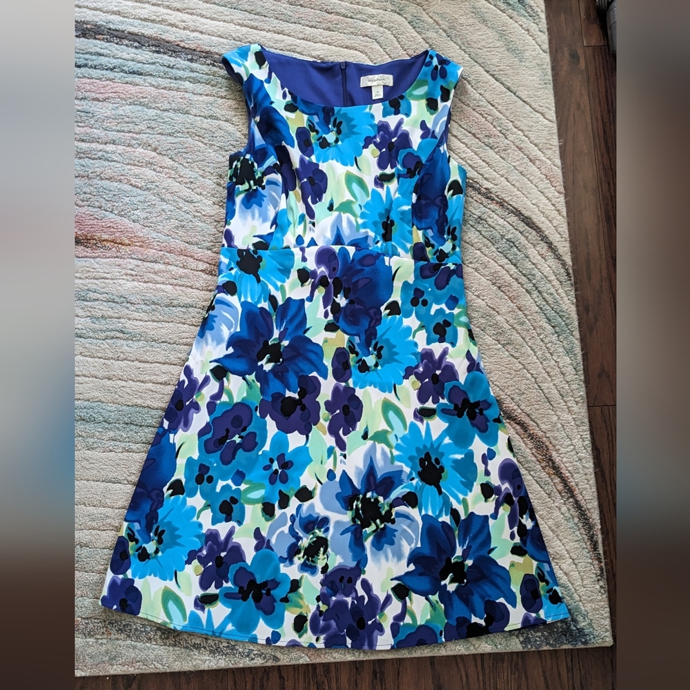 Dress barn floral dress size 10